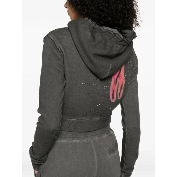 Diesel Women `F-Slimmy-Hood-S3` Hooded Sweater - Picture 4 of 5
